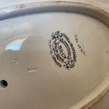 Creil and Montereau porcelain sauce boat