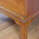 Vintage modernist oak bedside table 1960