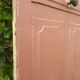 Old exterior entrance door solid H225xW86cm solid wood
