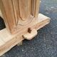 Renovated monastery dining table in solid oak from the 19th century, 215cm.