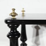 Small music cabinet in blackened pear wood, Napoleon III style – 1900