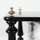 Small music cabinet in blackened pear wood, Napoleon III style – 1900