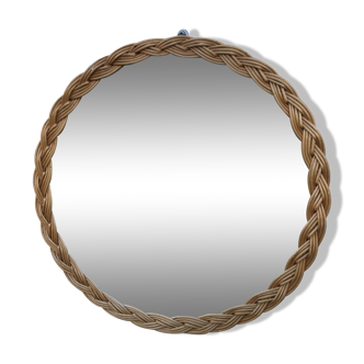Miroir rotin 45cm