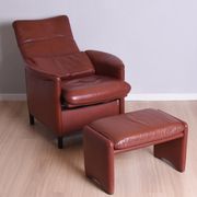 Armchair with Footstool, Erpo International, 1980s