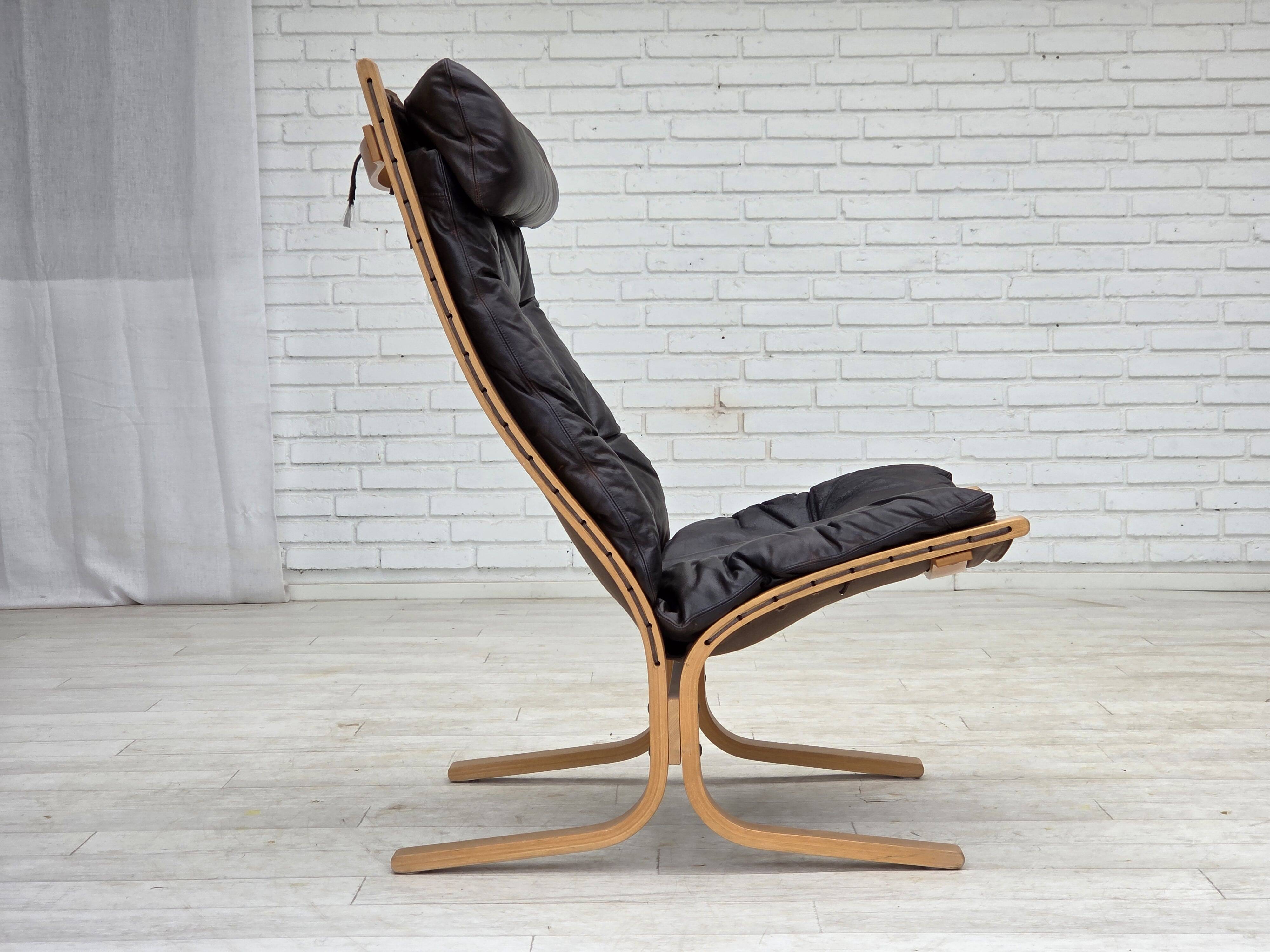 1970s, Norwegian design by Ingmar Relling, lounge chair model "Siesta".