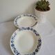 Set of 7 floral pattern soup plates ЗиК