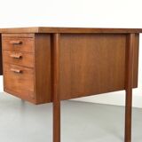 Danish teak desk with drawers, 1960s