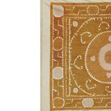 Hand-knotted rug, vintage Turkish rug 131x144 cm