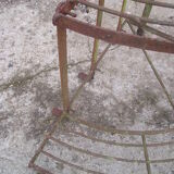 Old metal plants door 1/4 round