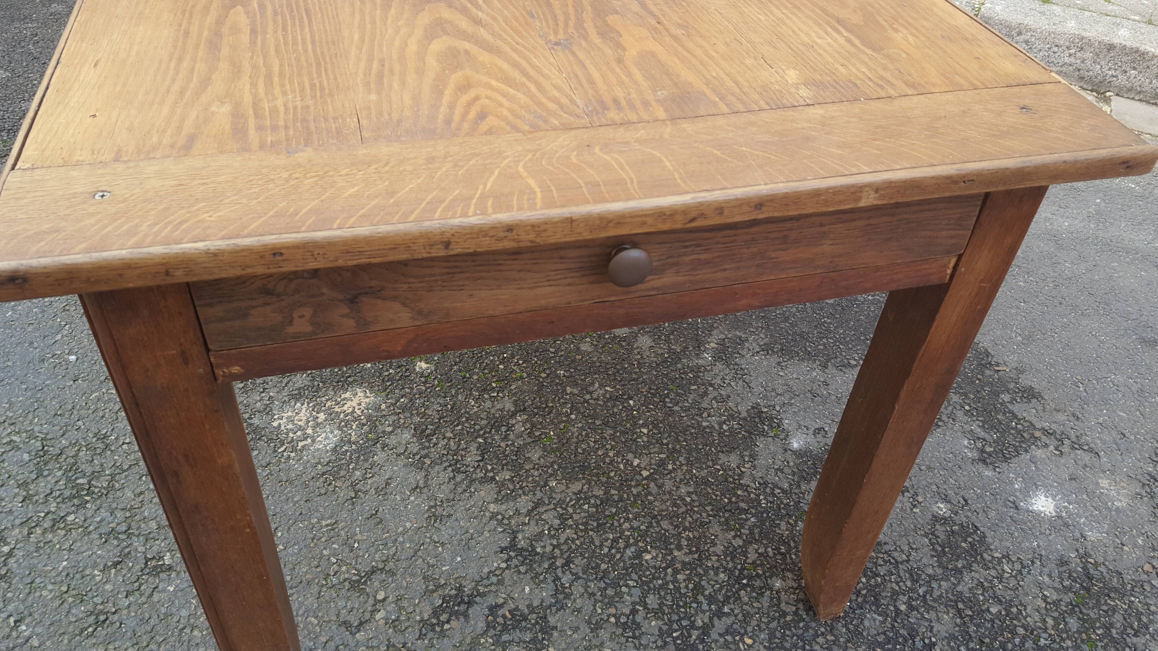 Farm table oak