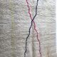 Moroccan Berber carpet Beni Ouarain with colorful lines 3.03x1.96m