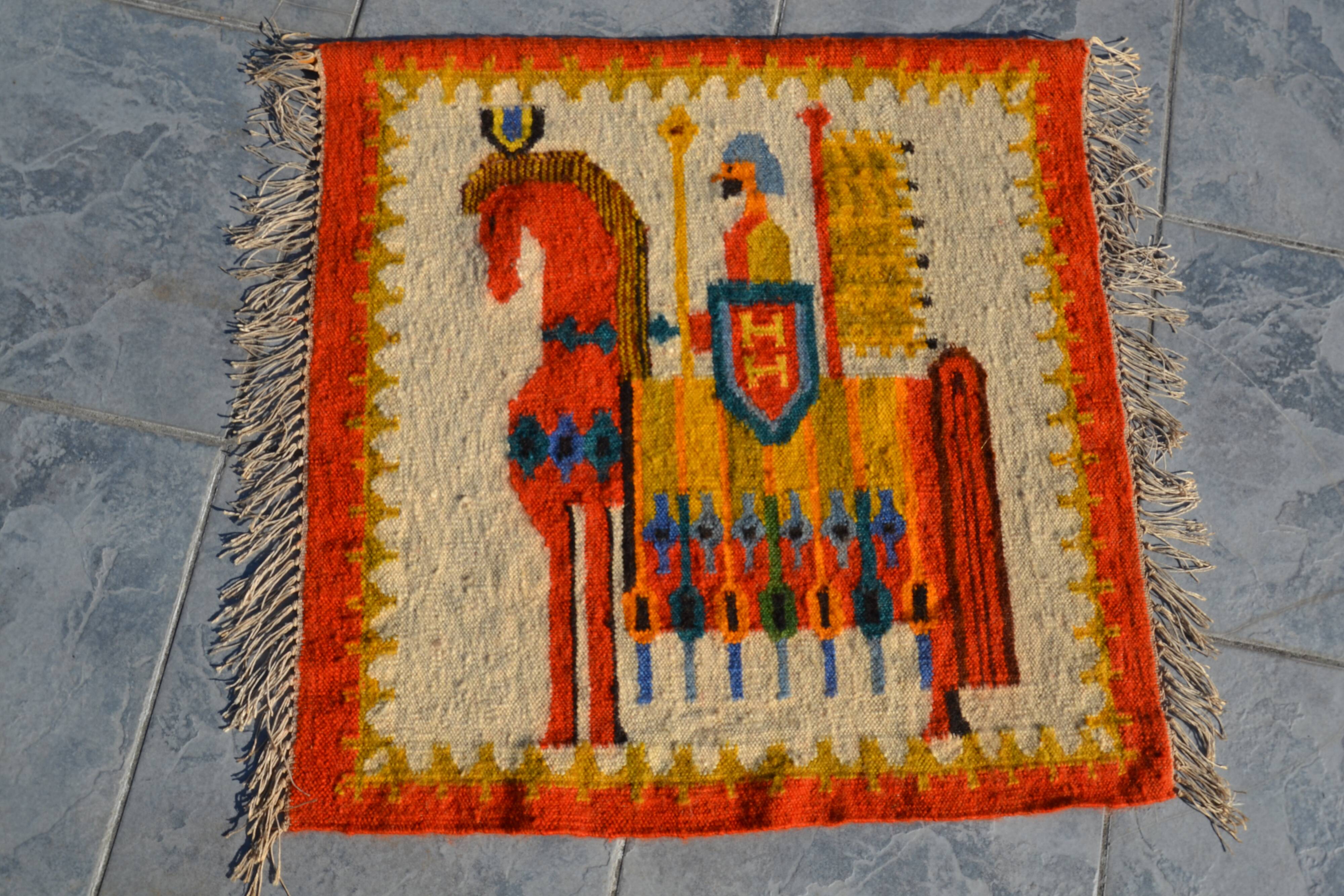 Kilim/tapisserie murale polonaise par M Domanska 1971