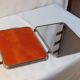 Vintage barber triptych mirror