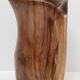 Sculptural pitcher olive wood design 60s
