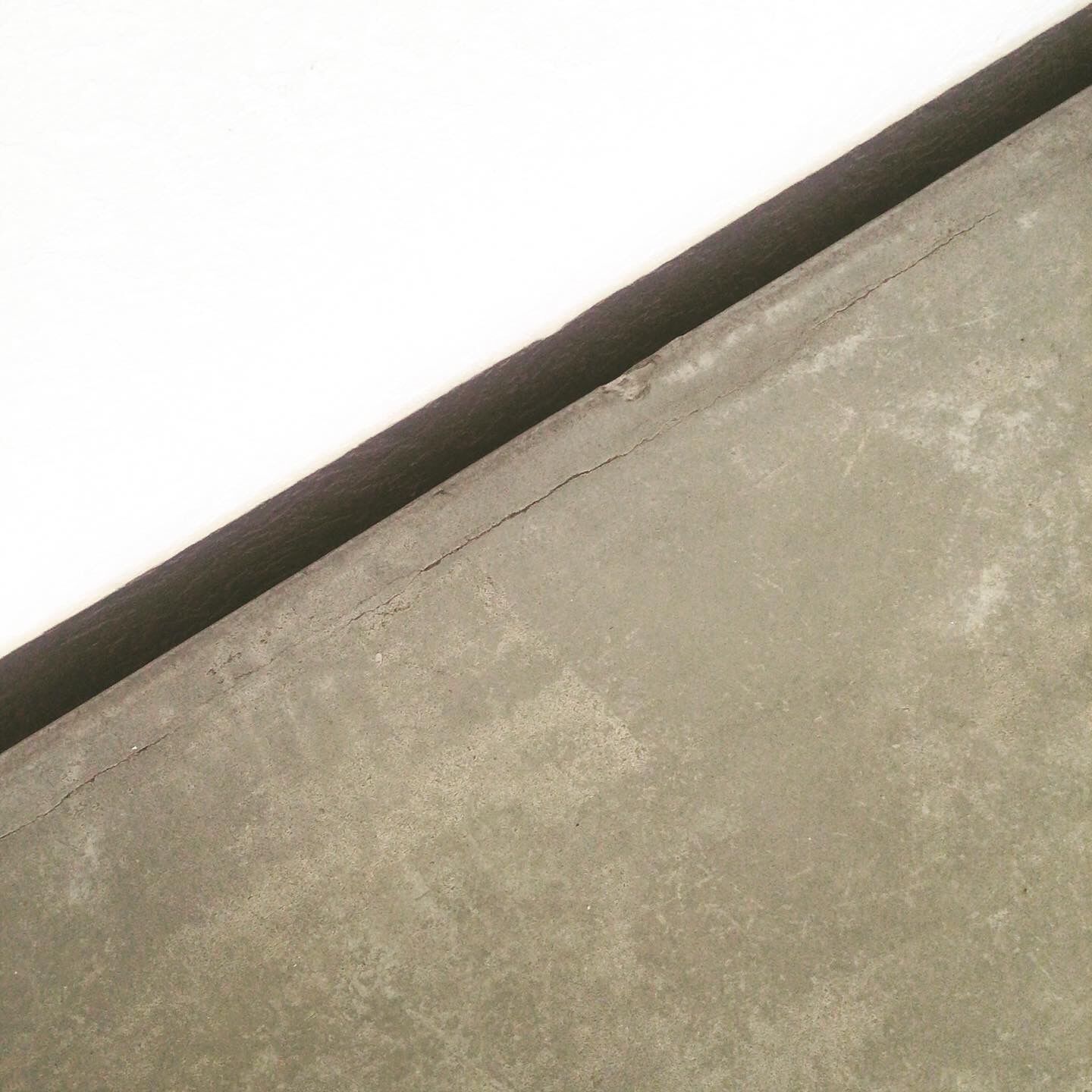 Waxed concrete coffee table