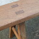 Oak farm bench