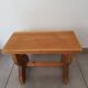2 stools or footrests or small benches in solid wood