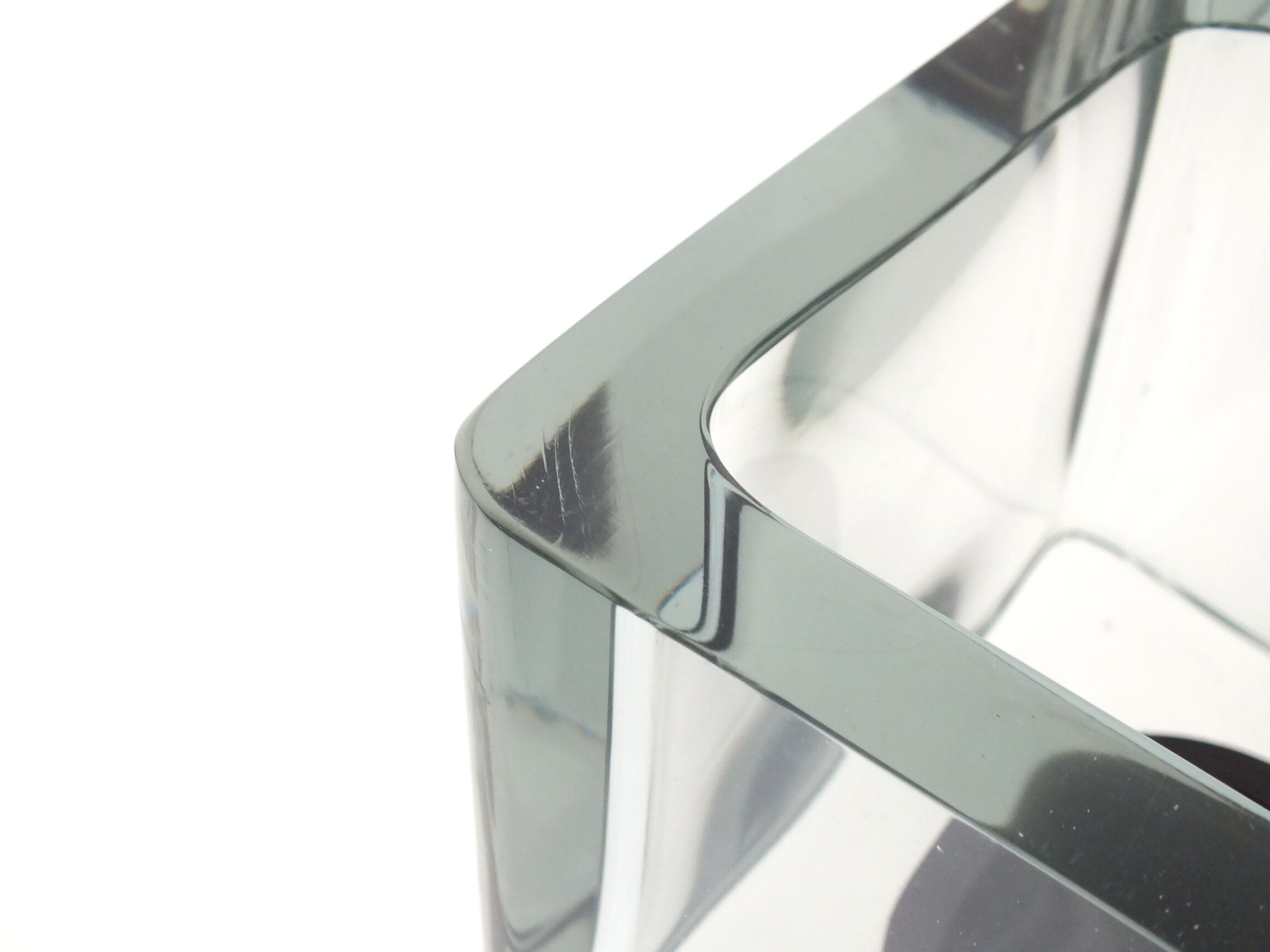 Two wall lamps in glass by Flavio Poli for Seguso Italy, '70s