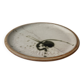 Large ceramic plate Pottery of La Colombe, France 1970