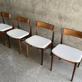 4 Danish rosewood chairs by Rosengren Hansen, 1960s