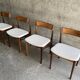 4 chaises danoises en palissandre par Rosengren Hansen, 1960s