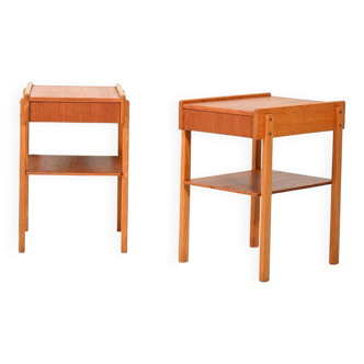 Paire de tables de chevet “AB Carlström & Co”