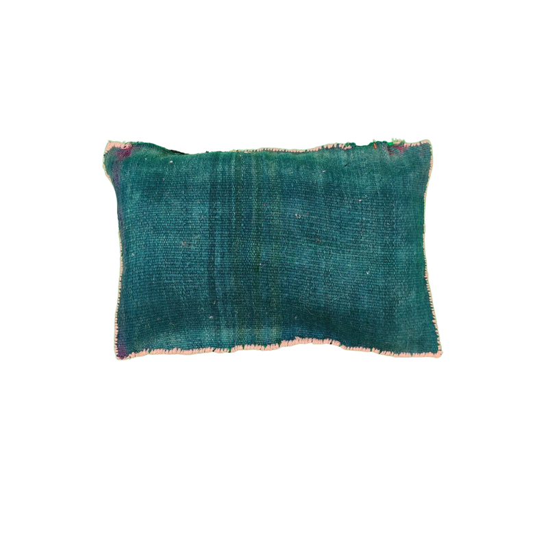 Berber kilim cushion color Azilal