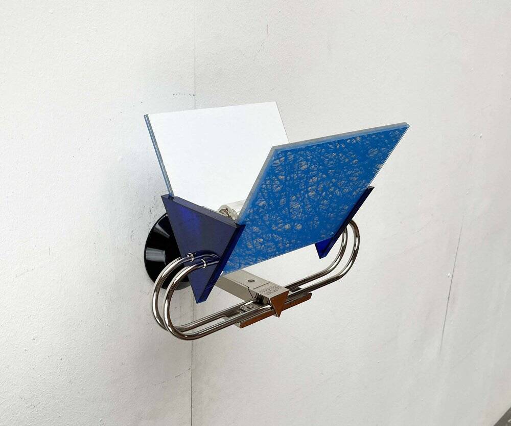 Postmodern Italian model applied Murana by Perry A. King and S. Miranda for Arteluce, 1980s.