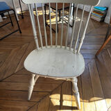Paire de chaises en bois
