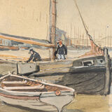 Norderney, Gouache on thick Paper, 46 x 45 cm