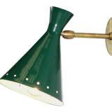Pair of wall sconces duck green casserole