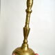 Pair of solid brass candlesticks