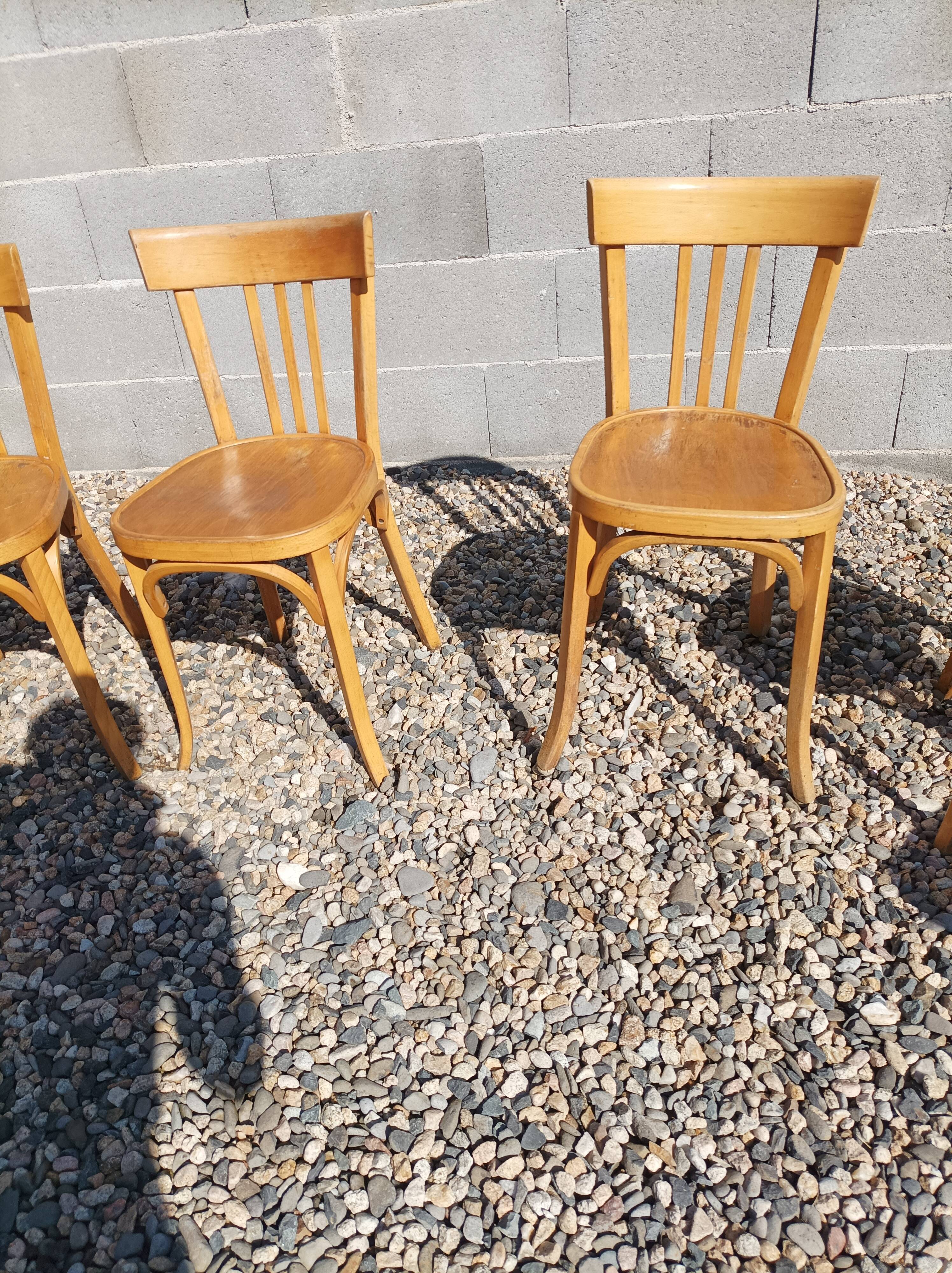 6 Vintage Baumann chairs