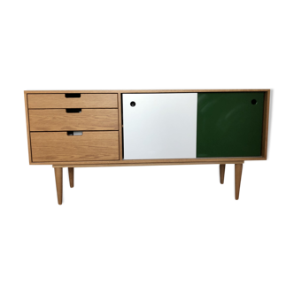 Sideboard  Fidar white oak / green - Kann Design