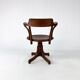 Chaise de Bureau en Chêne Courbé par Thonet, 1950s