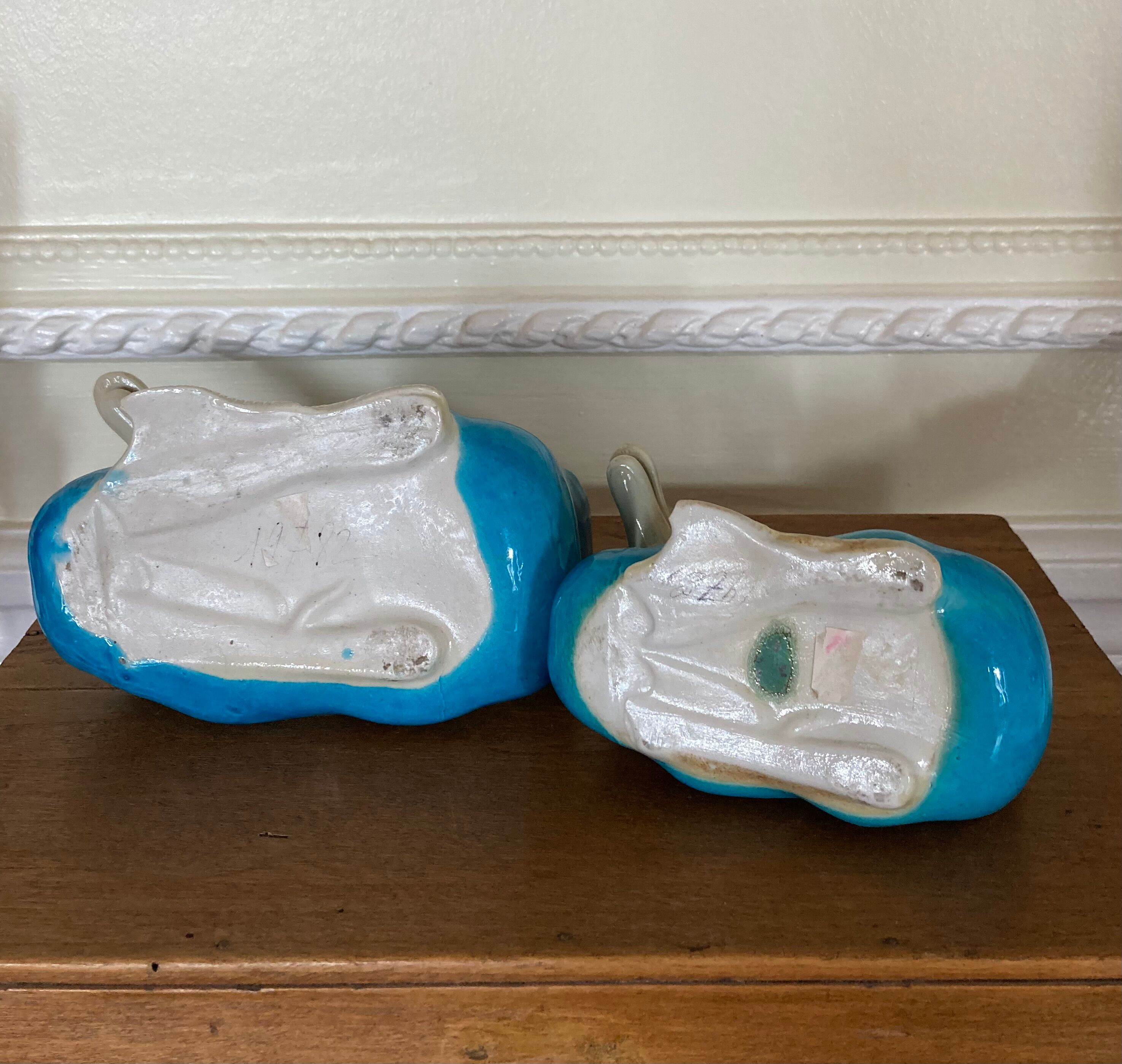 Paire de canards en porcelaine de Chine - milieu XXeme