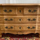 Louis XV style cherry chest of drawers