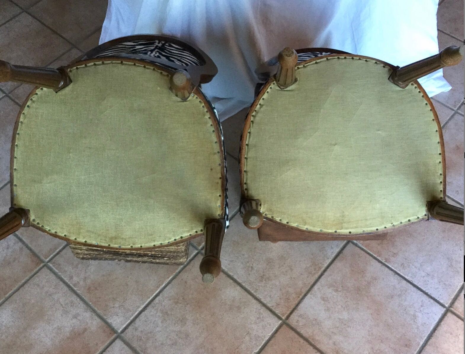 Duo of Louis XVI Medallion chairs