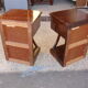 Pair of mahogany nightstands and mulching manufacturing Mexico in 1959