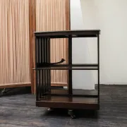 Old wooden revolving library