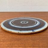 Ceramic wall plaque from the Danish mid-century studio by Helle Allpass, Denmark, 1960s.