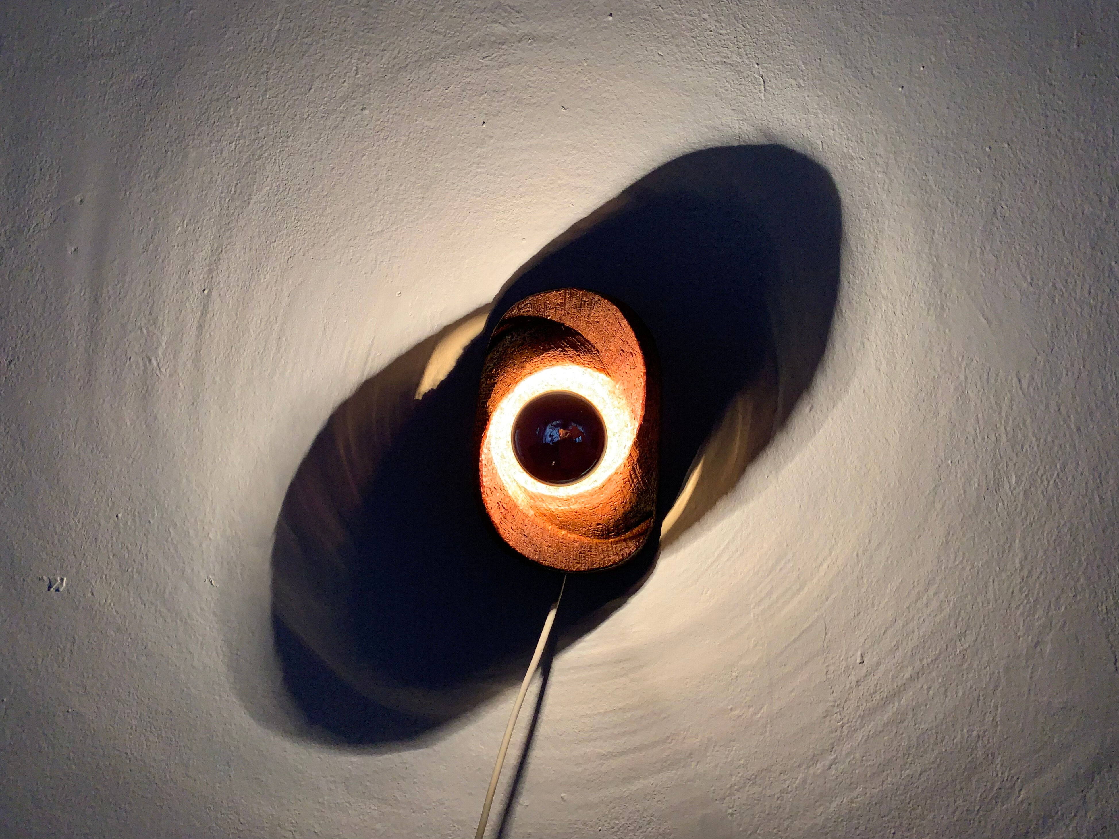 Danish ceramic wall lamp