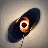 Danish ceramic wall lamp
