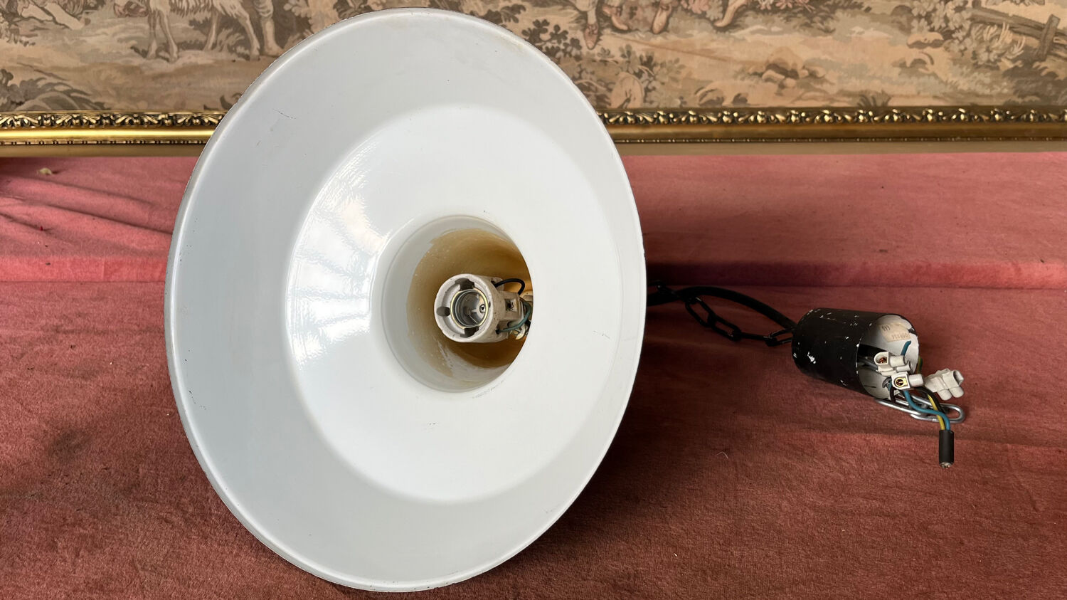 Vintage industrial pendant light