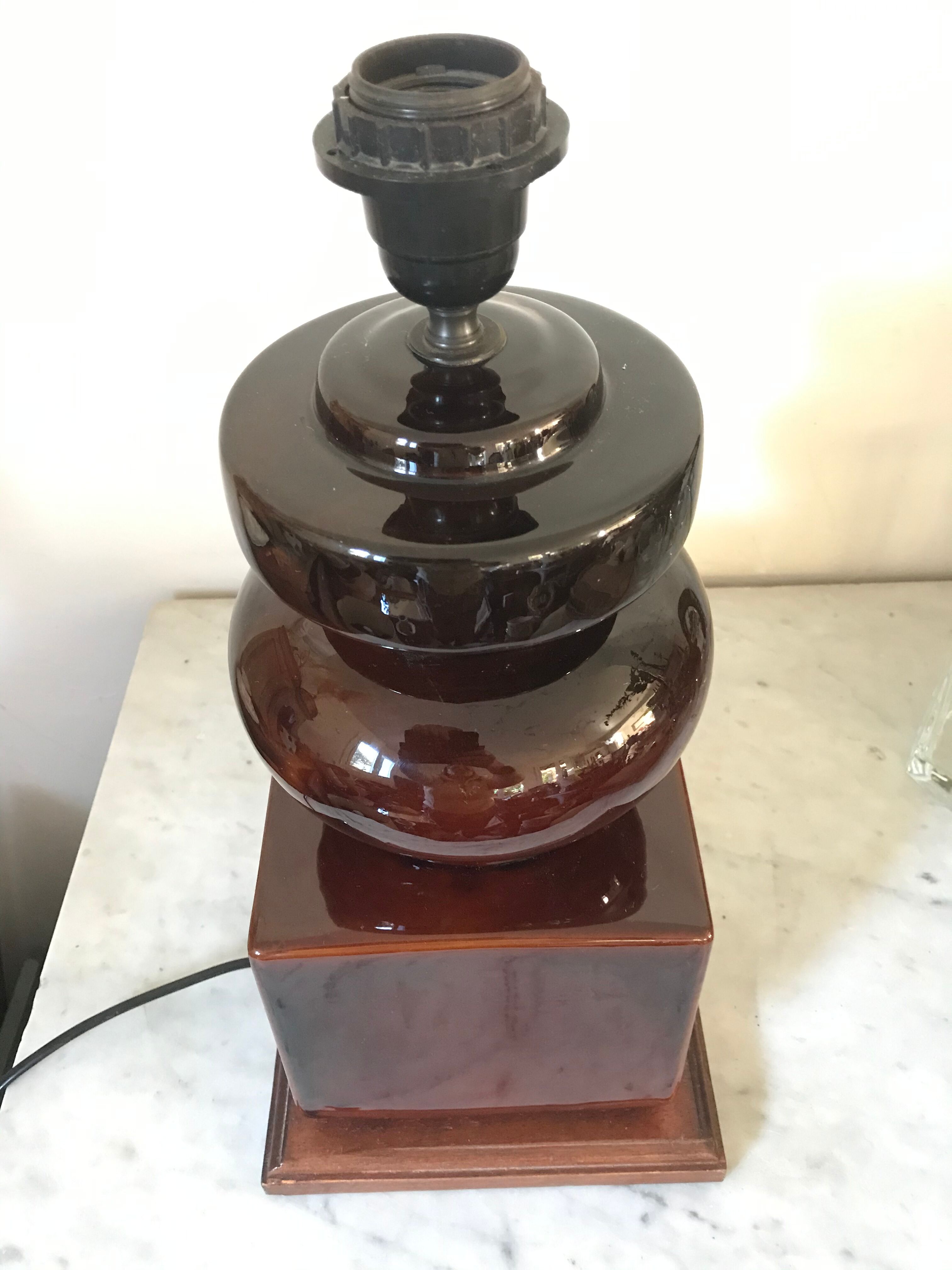 Vintage ceramic lamp base