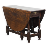 English oak gateleg table