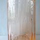 Siphon bouteille à eau de seltz, en verre rose, Lievaux à Noyon