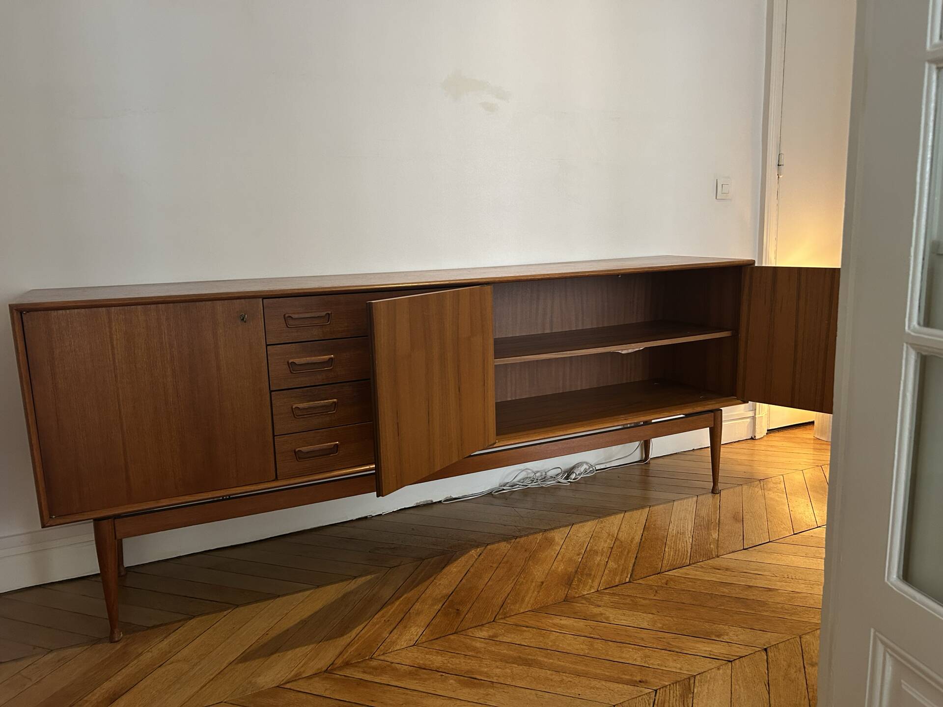 Enfilade danoise 1950-1960