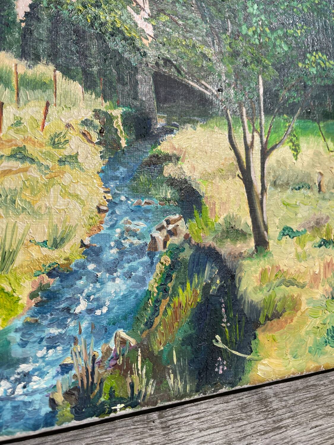 Landscape oil painting