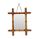 Antique Wooden Faux Bamboo Chinoiserie Mirror 40x34cm
